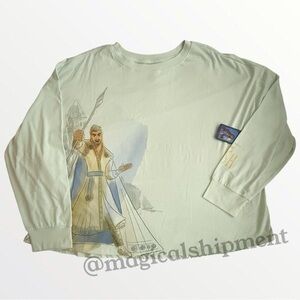 Disney Parks - Wish King Magnifico Long Sleeve Light Blue Adult Shirt